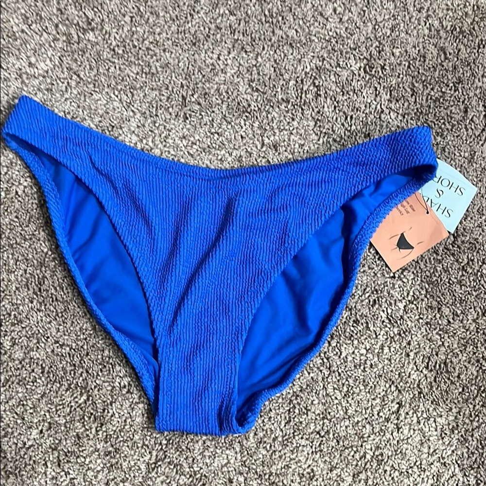Shade & Shore Blue Classic Bikini Bottom